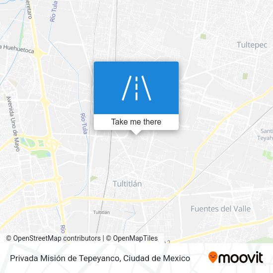 Privada Misión de Tepeyanco map
