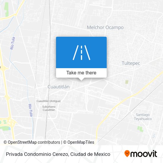 Privada Condominio Cerezo map
