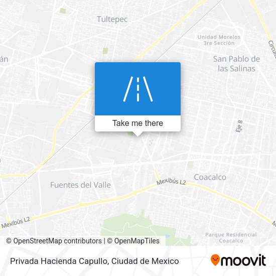 Privada Hacienda Capullo map