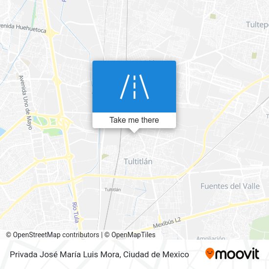 Privada José María Luis Mora map