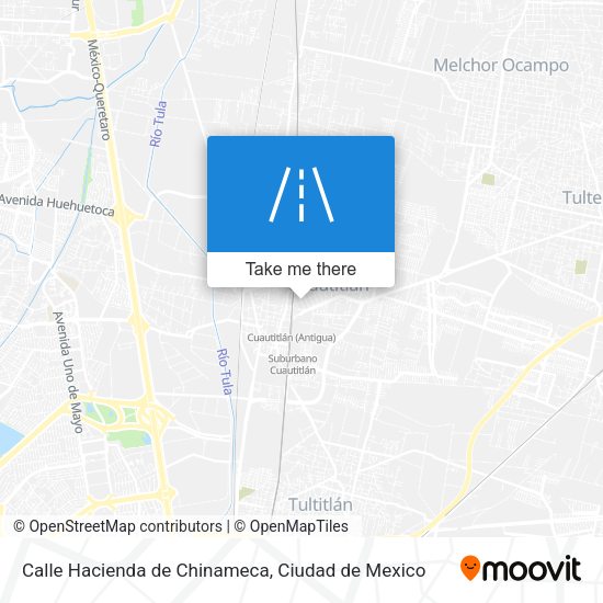 Calle Hacienda de Chinameca map