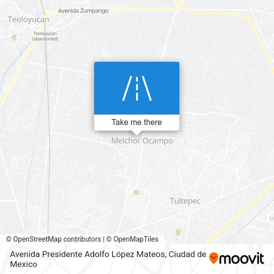 Mapa de Avenida Presidente Adolfo López Mateos
