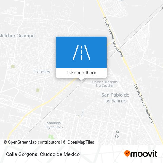 Mapa de Calle Gorgona