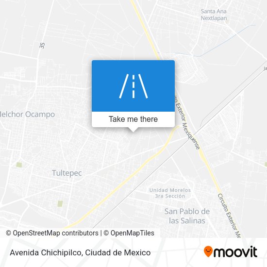 Mapa de Avenida Chichipilco