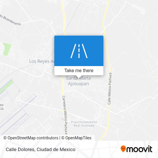 Calle Dolores map