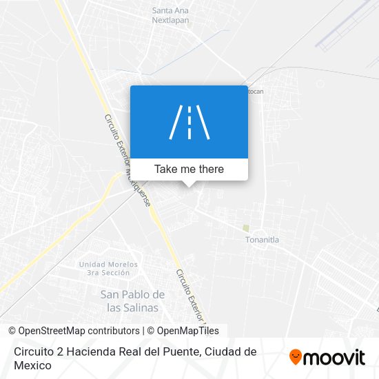 Mapa de Circuito 2 Hacienda Real del Puente