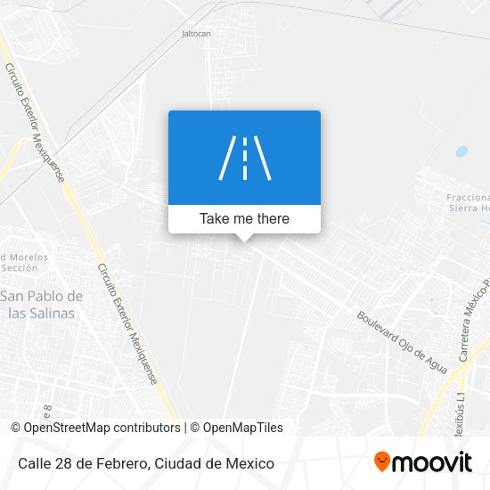 Calle 28 de Febrero map