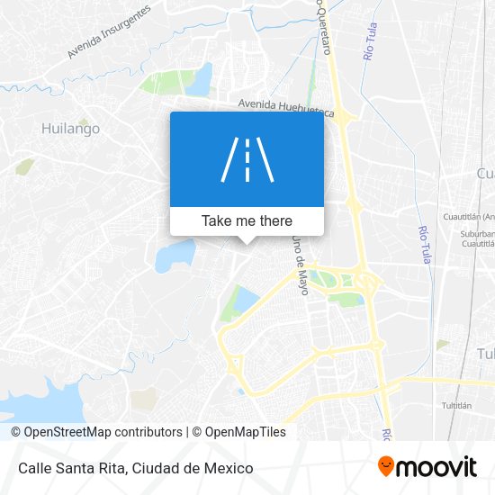 Calle Santa Rita map