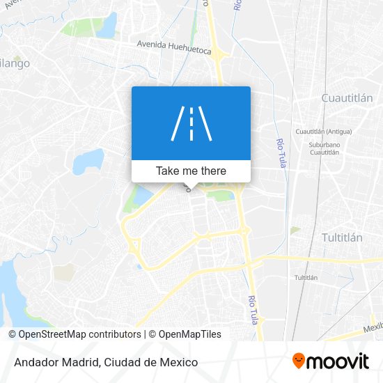 Andador Madrid map