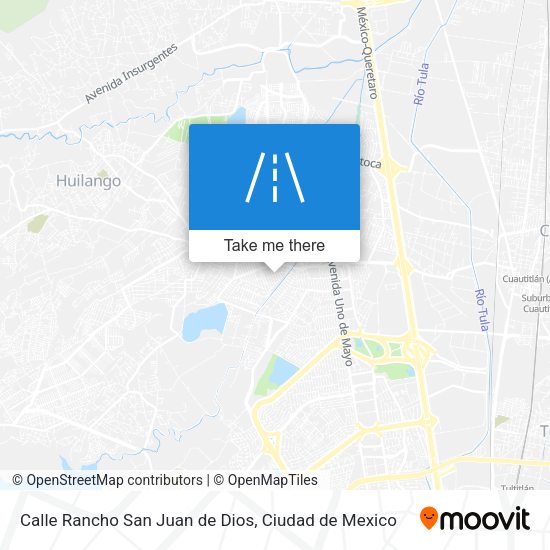 Calle Rancho San Juan de Dios map