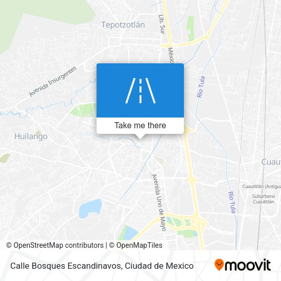 Calle Bosques Escandinavos map