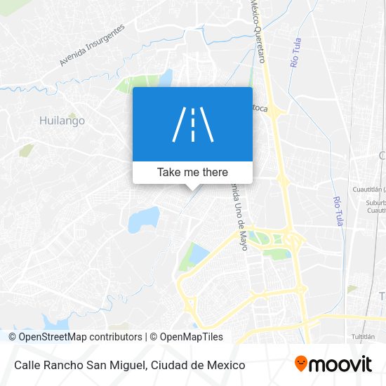 Calle Rancho San Miguel map