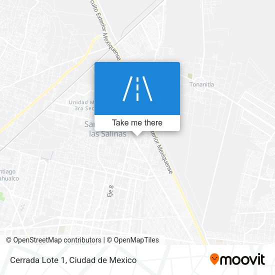 Cerrada Lote 1 map