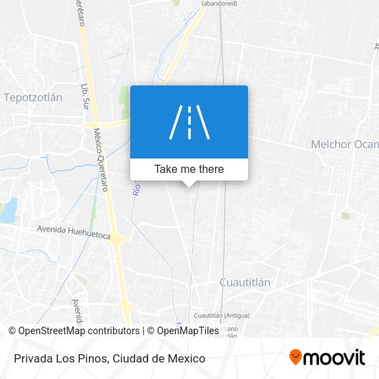 Privada Los Pinos map