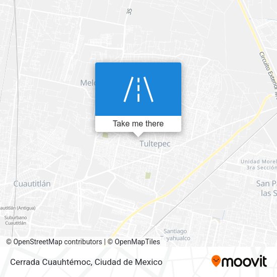 Cerrada Cuauhtémoc map