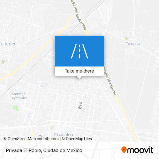 Mapa de Privada El Roble