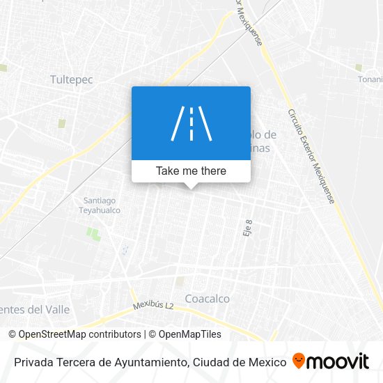 Privada Tercera de Ayuntamiento map