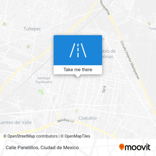 Calle Panelillos map