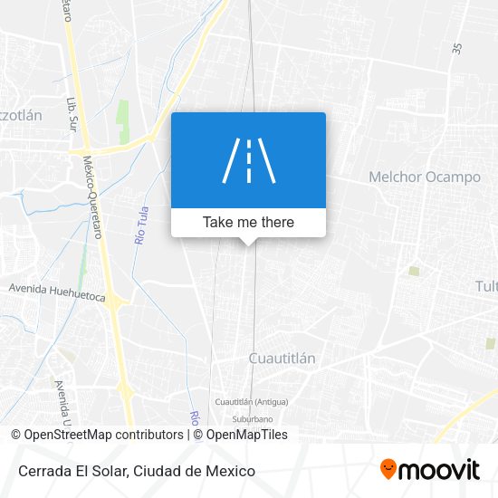 Cerrada El Solar map