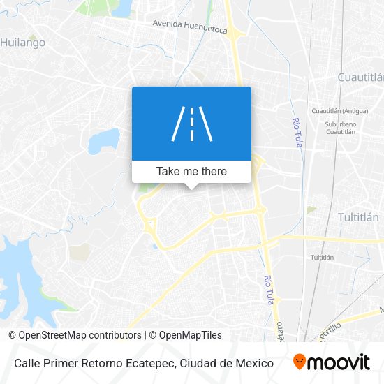 Calle Primer Retorno Ecatepec map