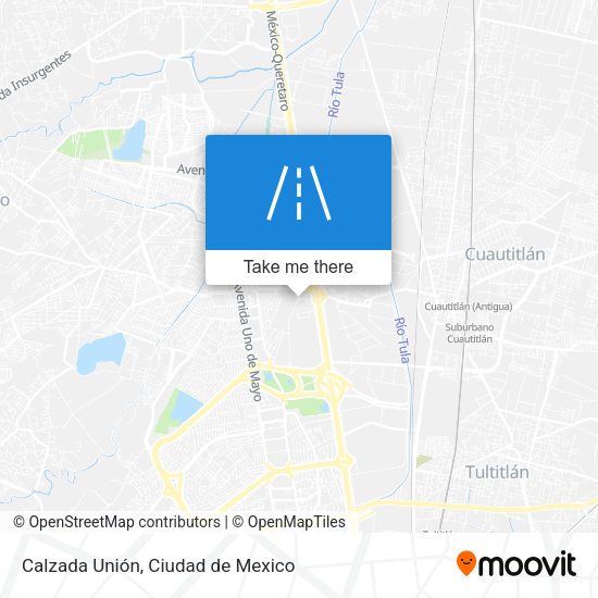 Calzada Unión map