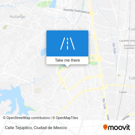 Calle Tejupilco map