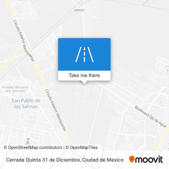 Cerrada Quinta 31 de Diciembre map
