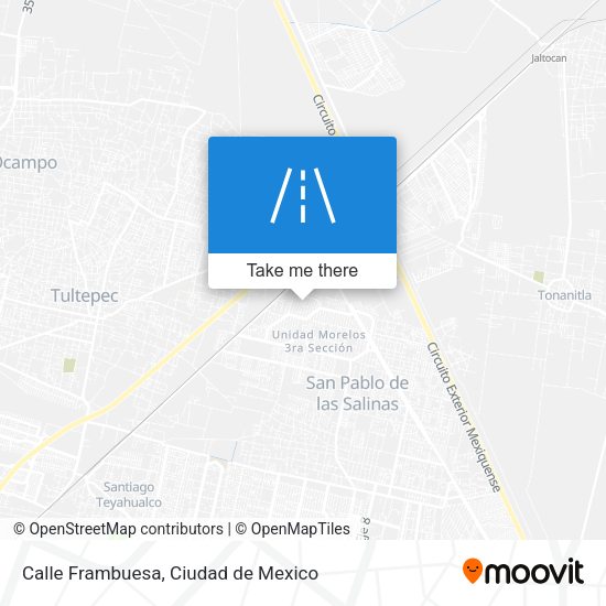 Calle Frambuesa map