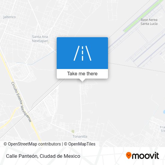 Mapa de Calle Panteón