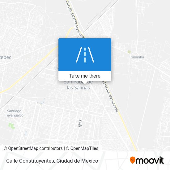 Calle Constituyentes map