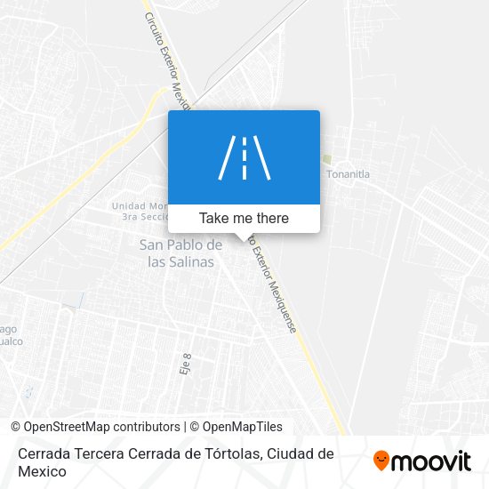 Cerrada Tercera Cerrada de Tórtolas map