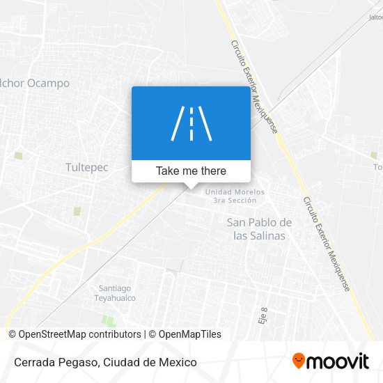 Cerrada Pegaso map