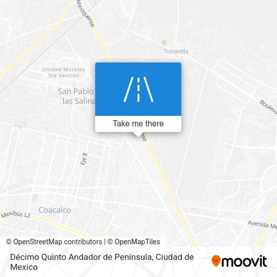 Mapa de Décimo Quinto Andador de Península