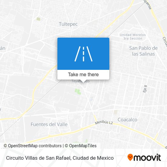 Circuito Villas de San Rafael map