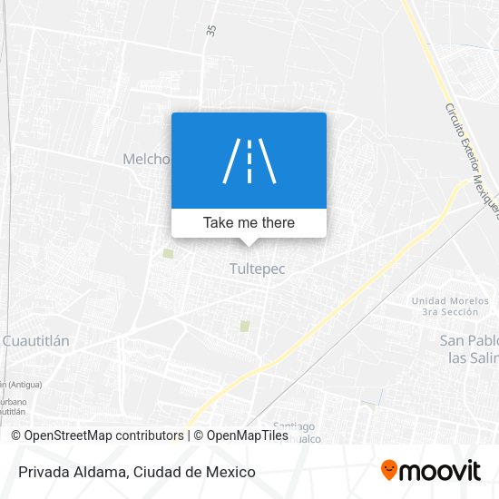 Privada Aldama map