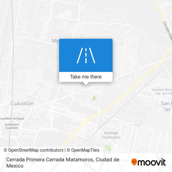 Cerrada Primera Cerrada Matamoros map