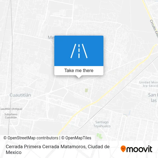 Cerrada Primera Cerrada Matamoros map