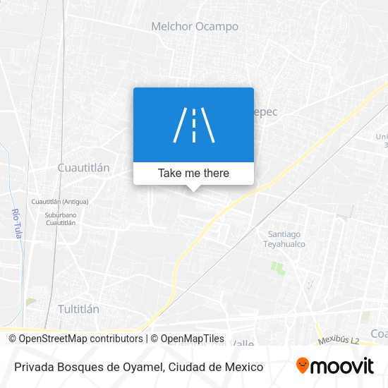 Mapa de Privada Bosques de Oyamel