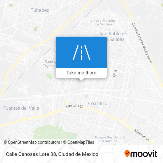 Calle Canosas Lote 38 map
