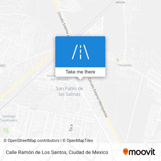 Mapa de Calle Ramón de Los Santos
