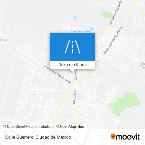 Calle Guerrero map