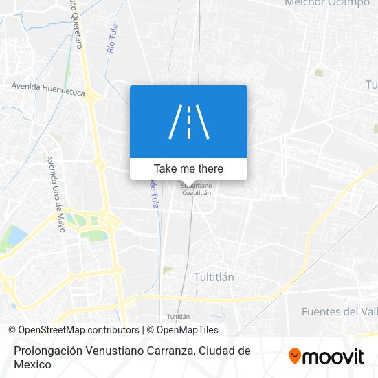 Prolongación Venustiano Carranza map
