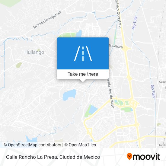Calle Rancho La Presa map