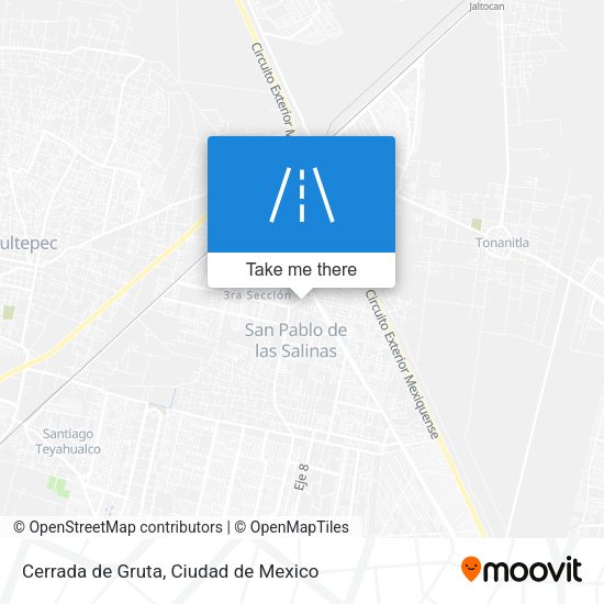 Cerrada de Gruta map