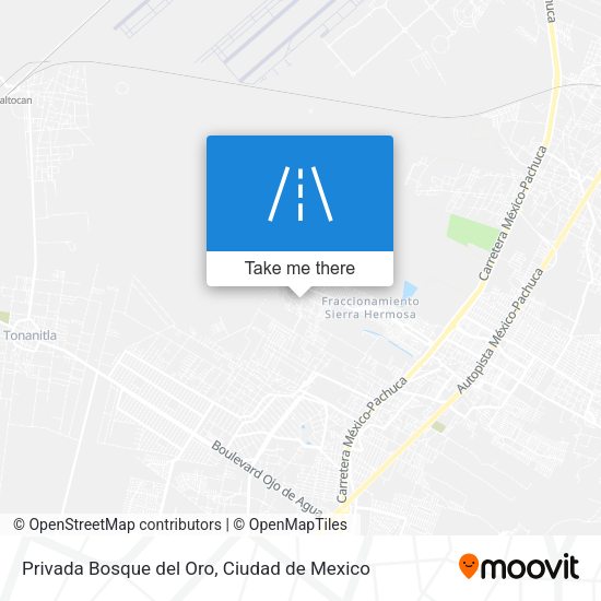 Privada Bosque del Oro map