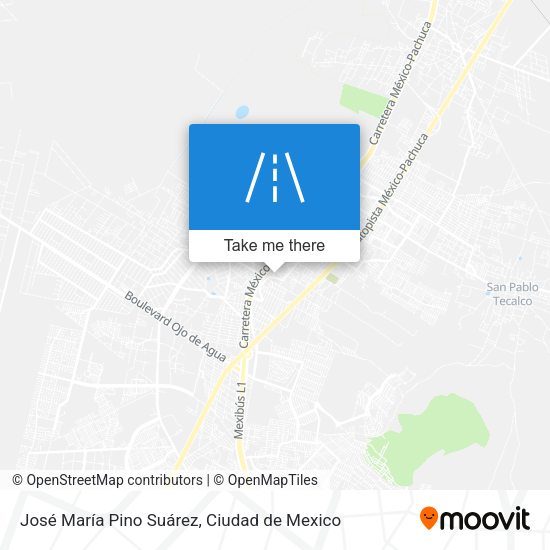 José María Pino Suárez map