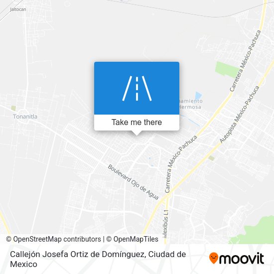 Callejón Josefa Ortiz de Domínguez map