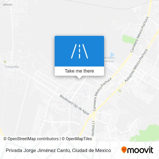 Mapa de Privada Jorge Jiménez Cantú