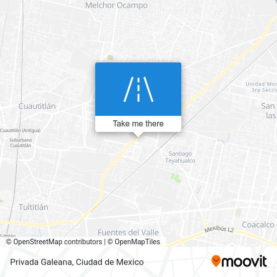 Mapa de Privada Galeana