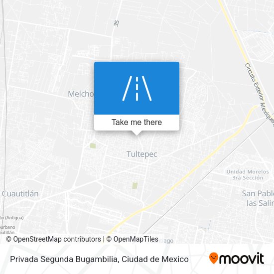 Privada Segunda Bugambilia map